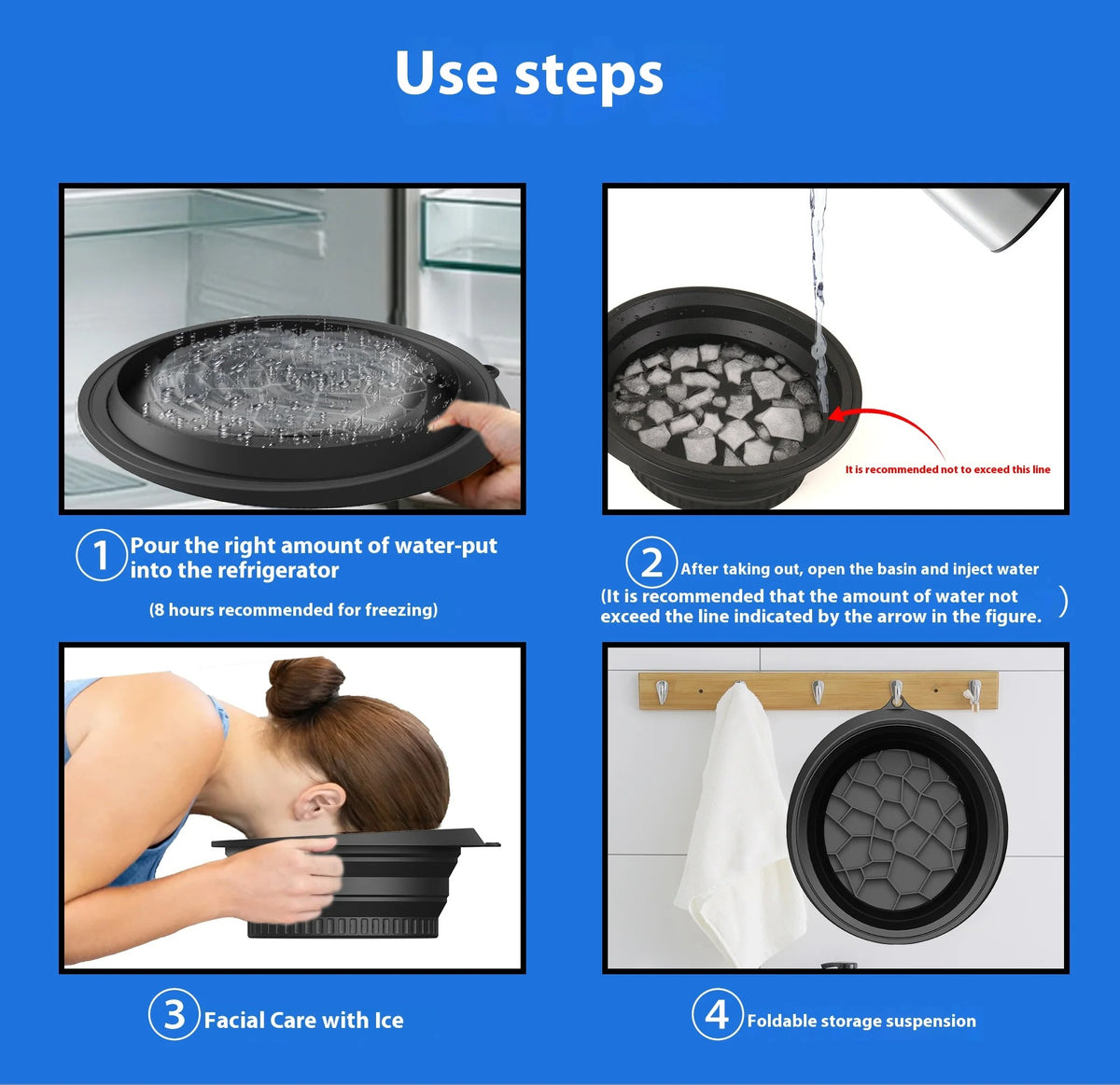 Face Ice Bath Bowl
