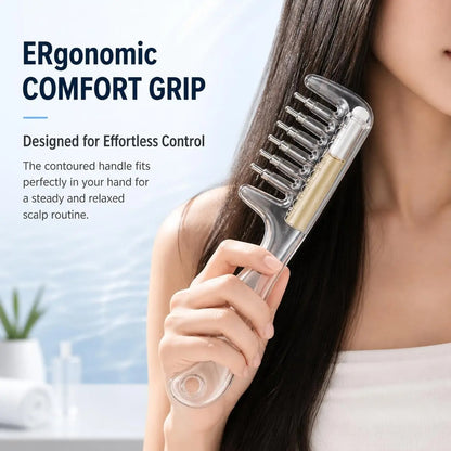 Transparent Hair Scalp Applicator Comb