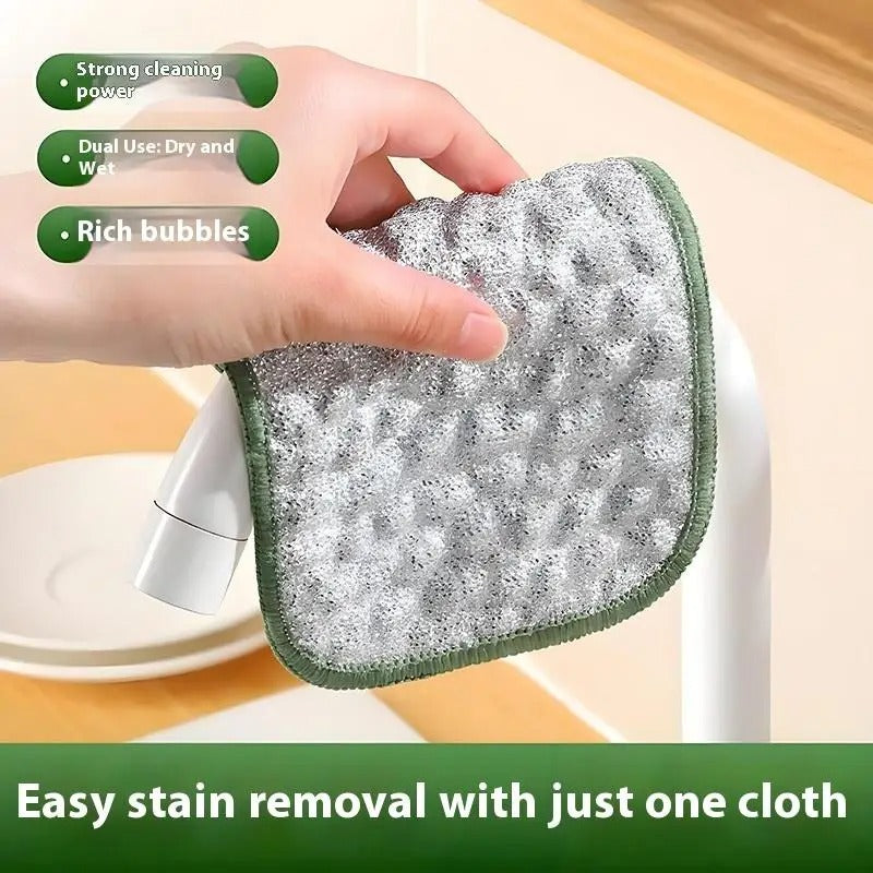 4Pcs Double-side Reusable Washcloth