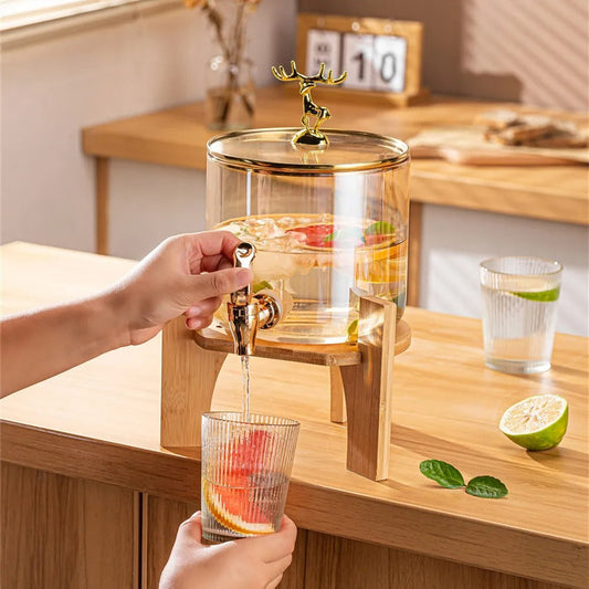 Glass Juice 2.6litre Golden Dispense