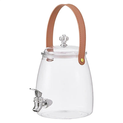 Unbreakable Plastic Beverage Barrel Dispenser