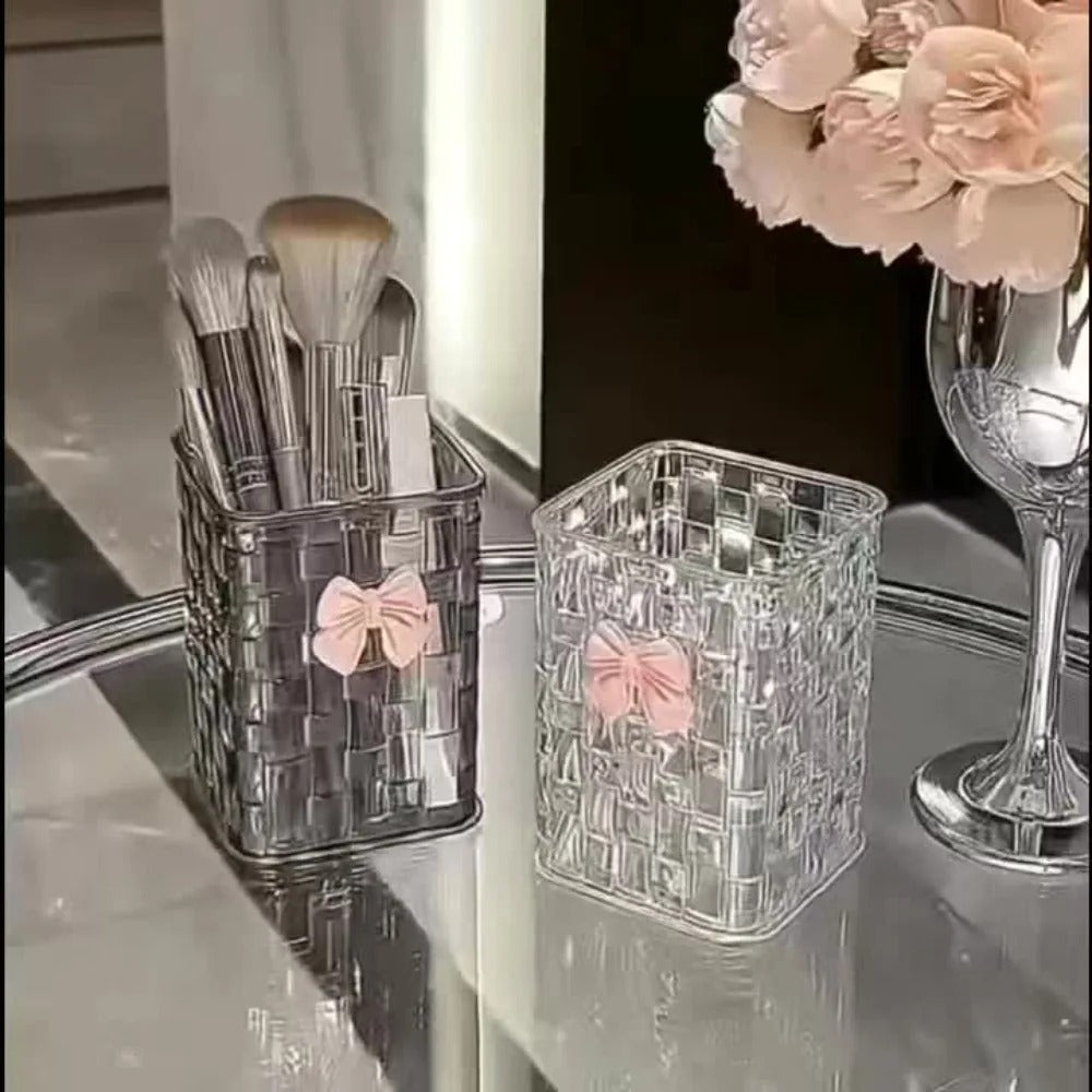 1 Piece Clear Acrylic Desk Organizer