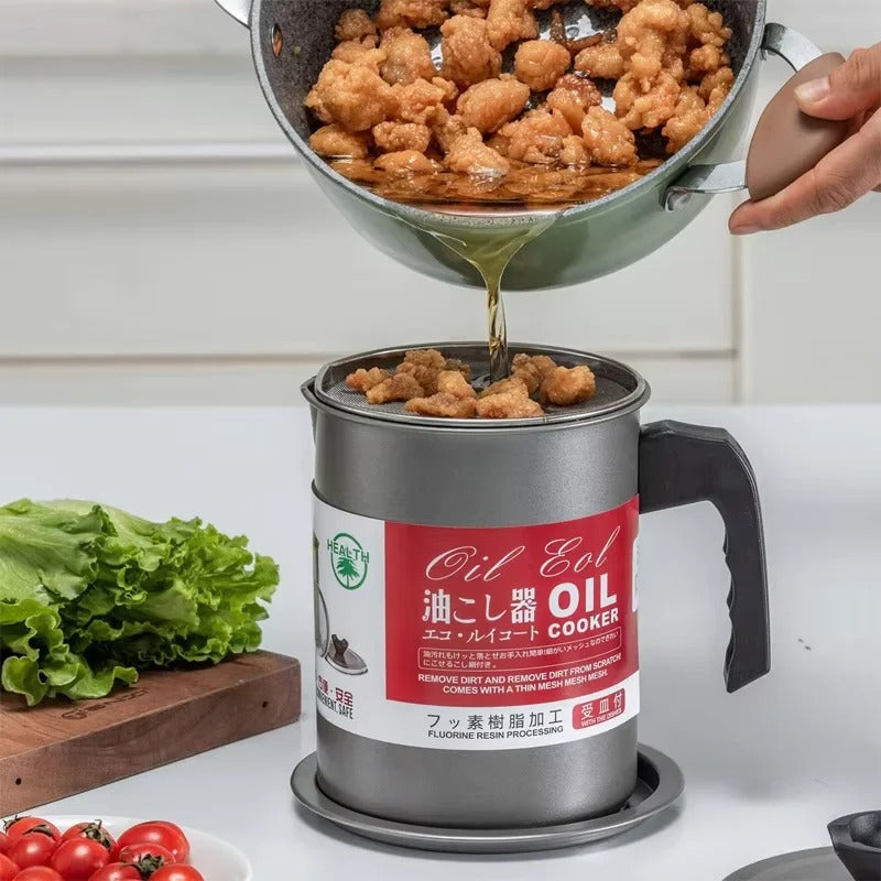 stainless steel oil storage pot