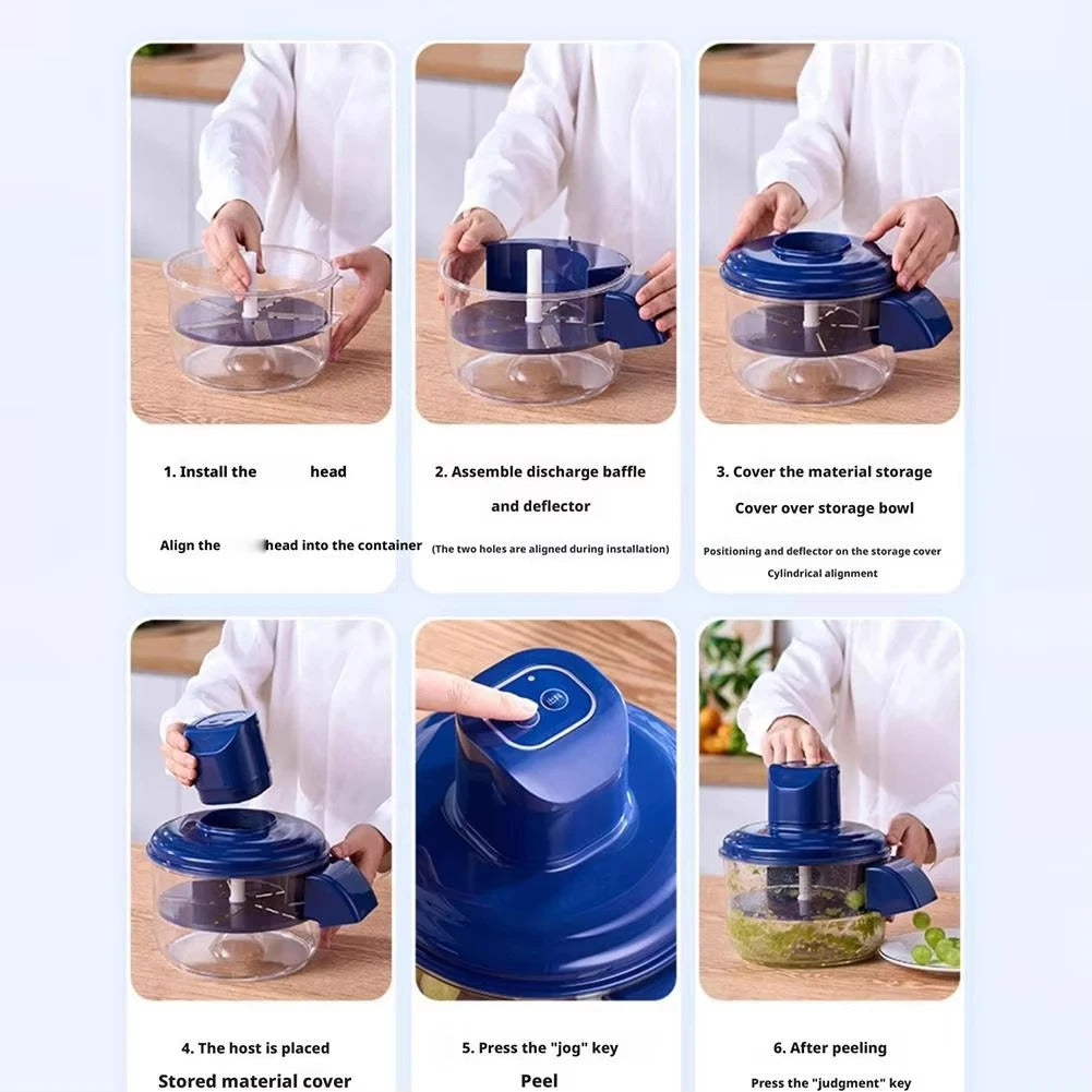 Automatic electric fruit peeler