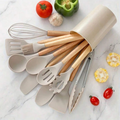 Silicon spoon set 12 pcs
