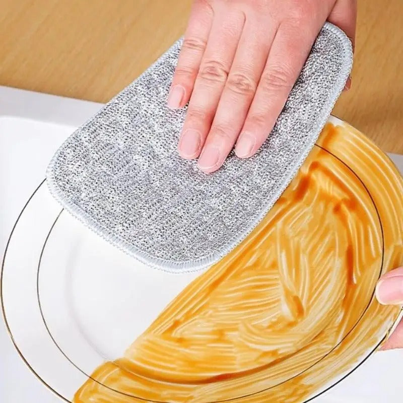 4Pcs Double-side Reusable Washcloth