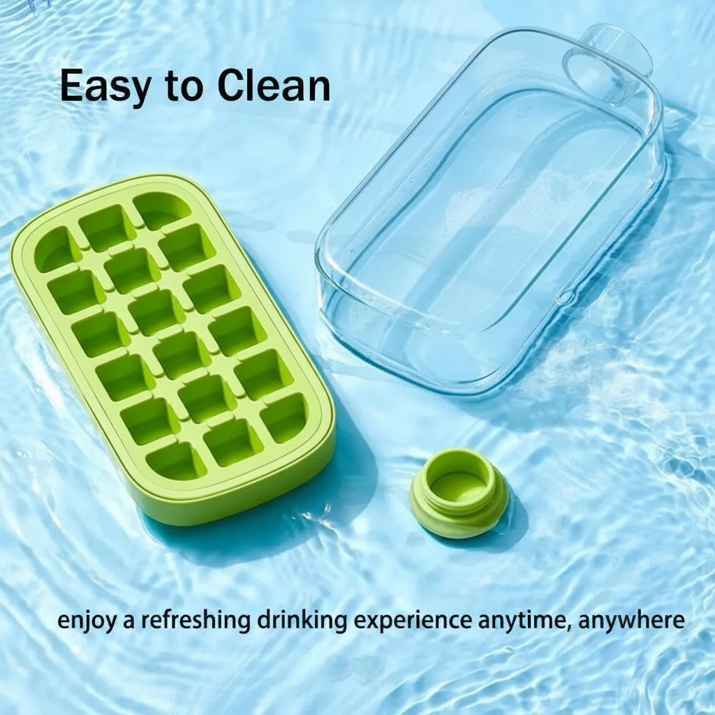 2-in-1 Ice Cube Maker Bottle