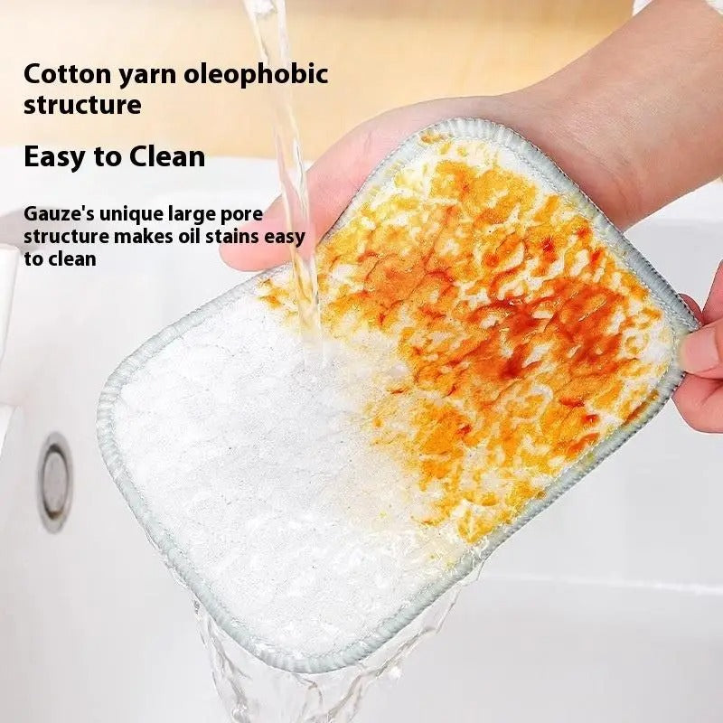 4Pcs Double-side Reusable Washcloth