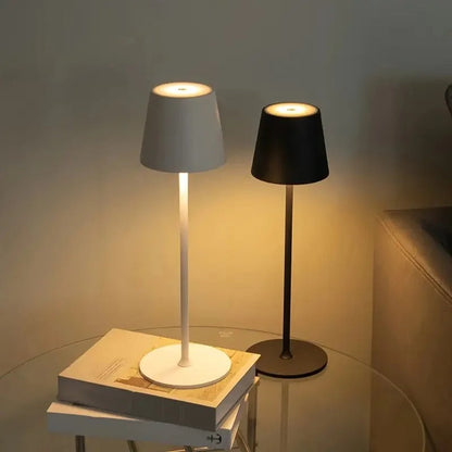 Luxury Metal Rechargeable Tap Lamp